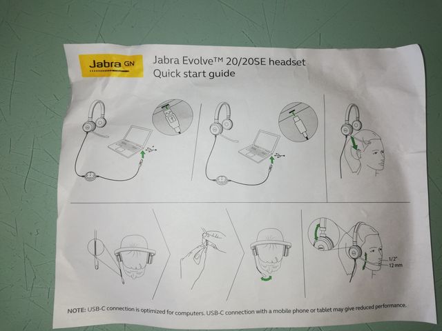 AURICULARES TELETRABAJO JABRA EVOLVE 20