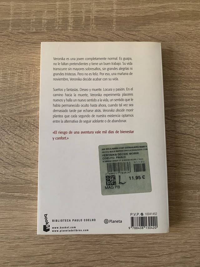 Libro "Veronika decide morir"