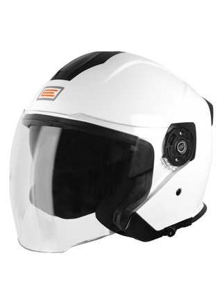 CASCO MOTO JET BLANCO CON GAFA DE SOL T-XS