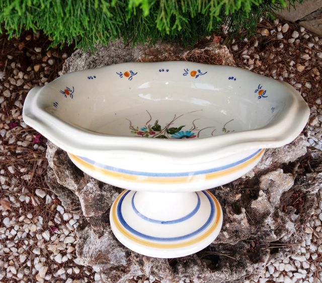 ANTIGUO FRUTERO DE CERAMICA DE MANISES