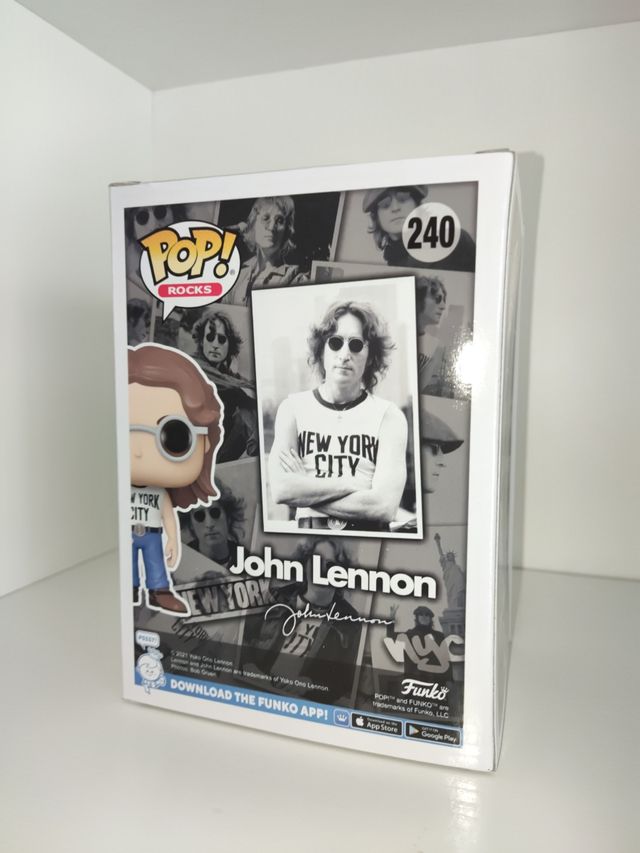 John Lennon 240 New York Coty Tee Rock Funko pop