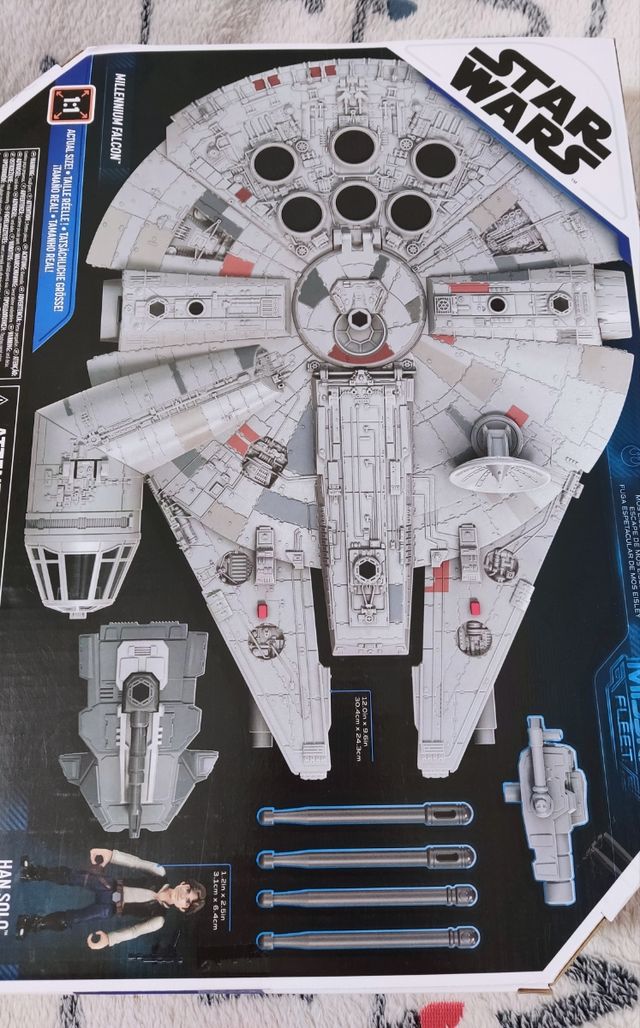 Maqueta Hans Solo Millennium Falcon Star Wars
