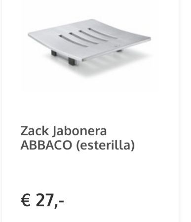 Accesorio de baño en acero inoxidable ZACK