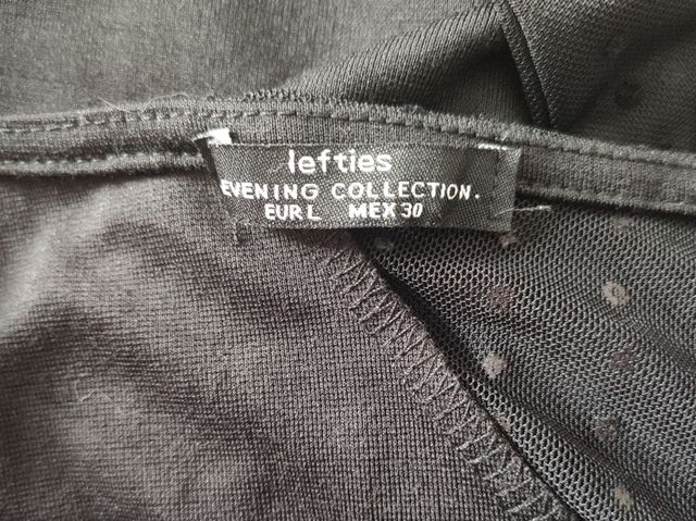 Vestido asimétrico talla L (M) de Lefties