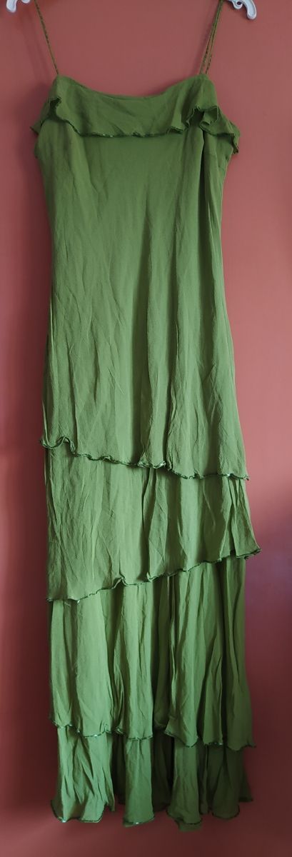 vestido de fiesta con chal