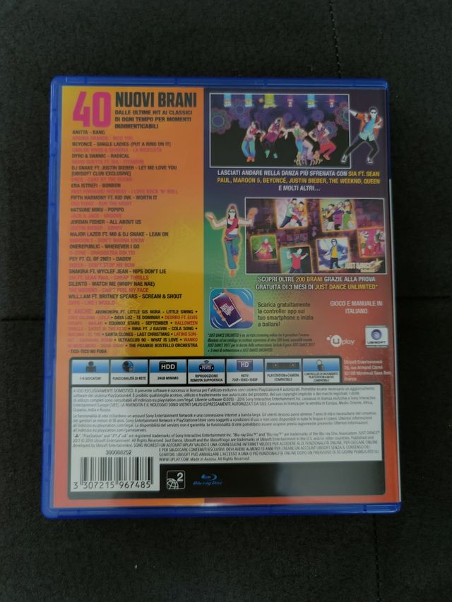 Just dance 2017 PS4
