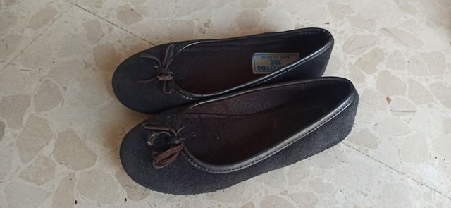 Bailarinas niña terciopelo Cuantitos talla 31