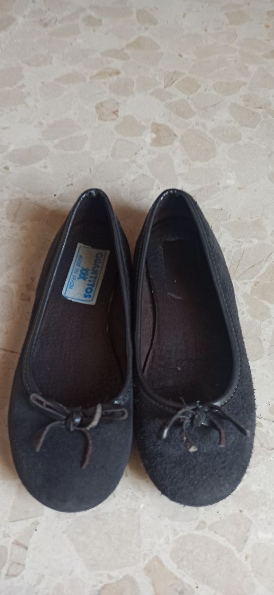 Bailarinas niña terciopelo Cuantitos talla 31