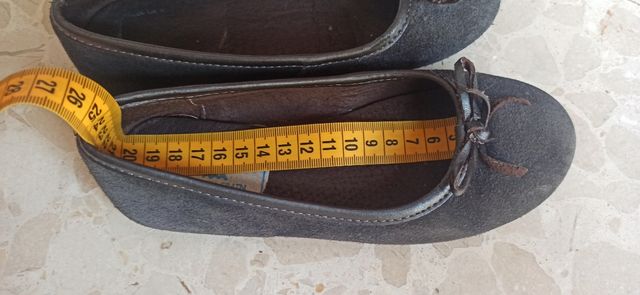 Bailarinas niña terciopelo Cuantitos talla 31