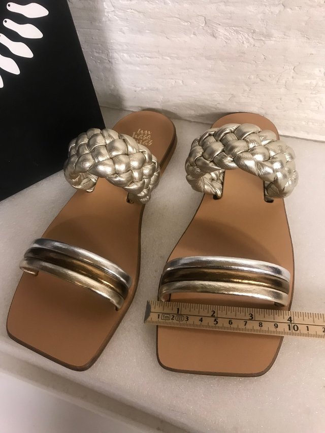 Sandalias Planas Piel Un paso más NUEVAS T. -38