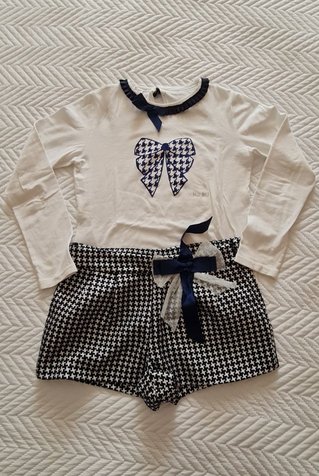 Conjunto short y camiseta a juego talla 10 años