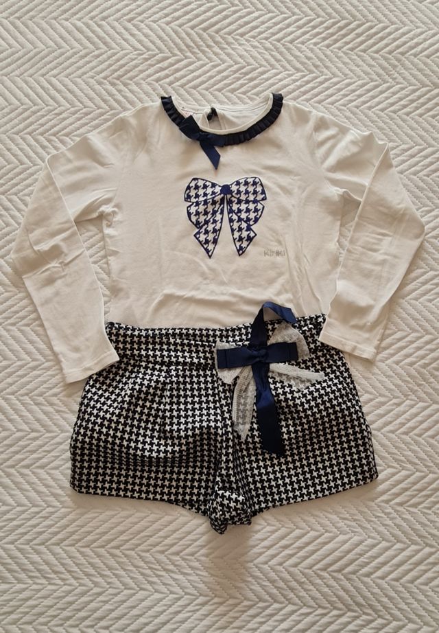 Conjunto short y camiseta a juego talla 10 años