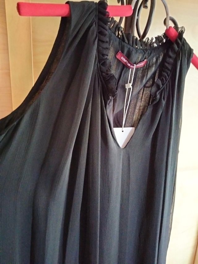 Vestido negro Comptoir des cotonniers