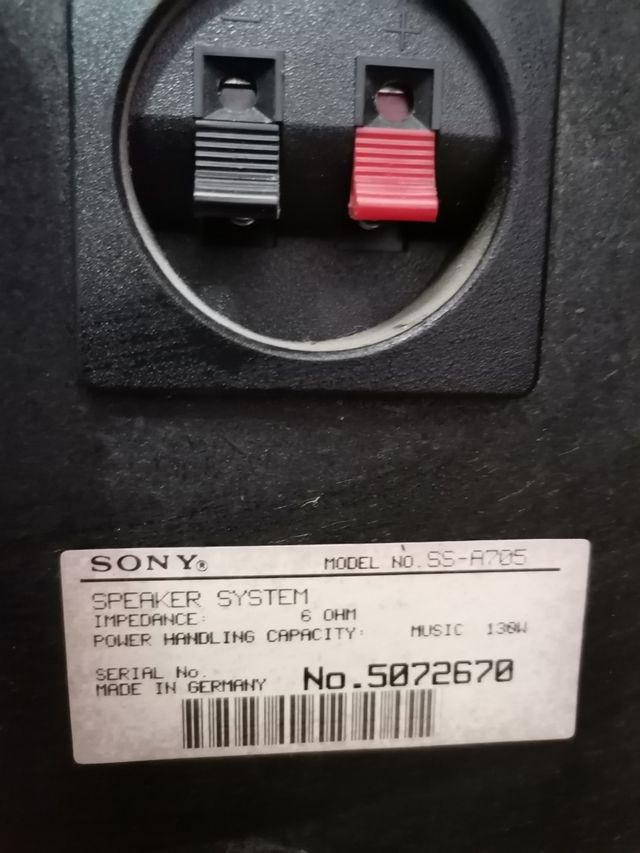 Altavoces Sony 