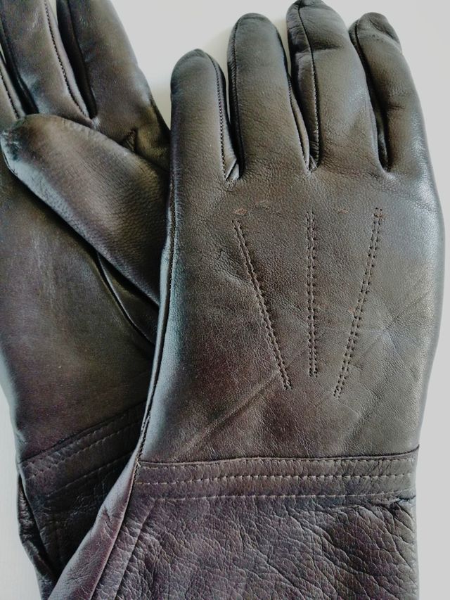 Guantes largos 100% piel nuevos