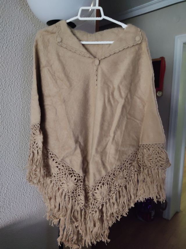 Poncho de lana de Alpaca (Perú)