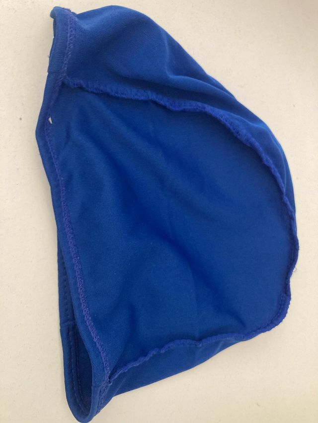 Gorro de piscina azul