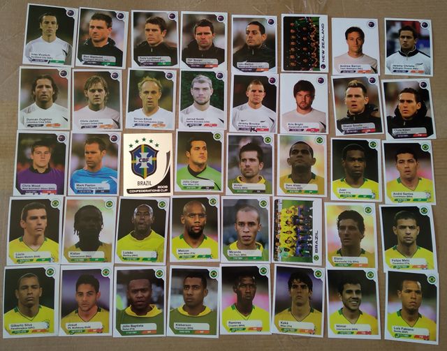cromos confederacions 2009 y estrellas copa 2019