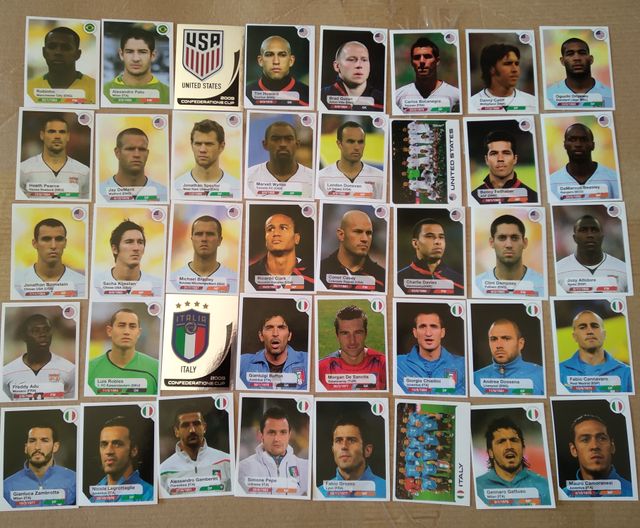 cromos confederacions 2009 y estrellas copa 2019