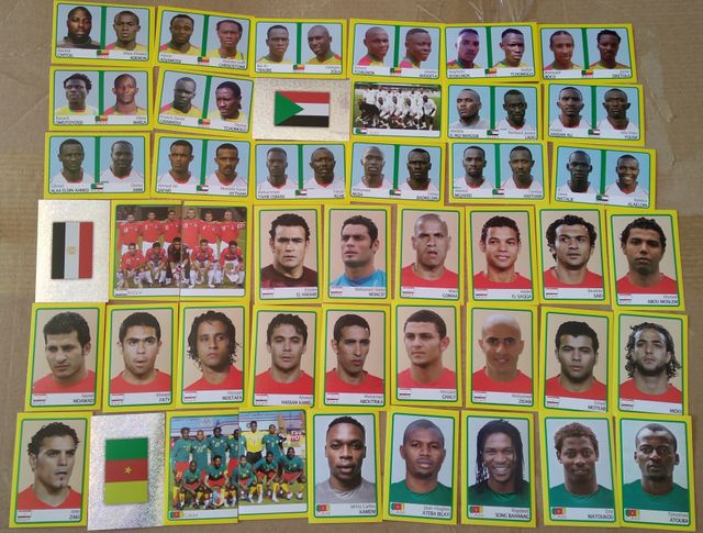 cromos copa africa 2008 panini y mercado invierno