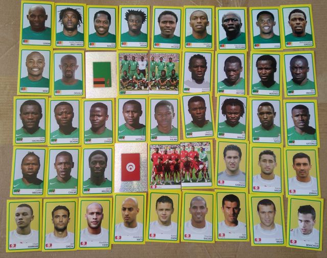 cromos copa africa 2008 panini y mercado invierno
