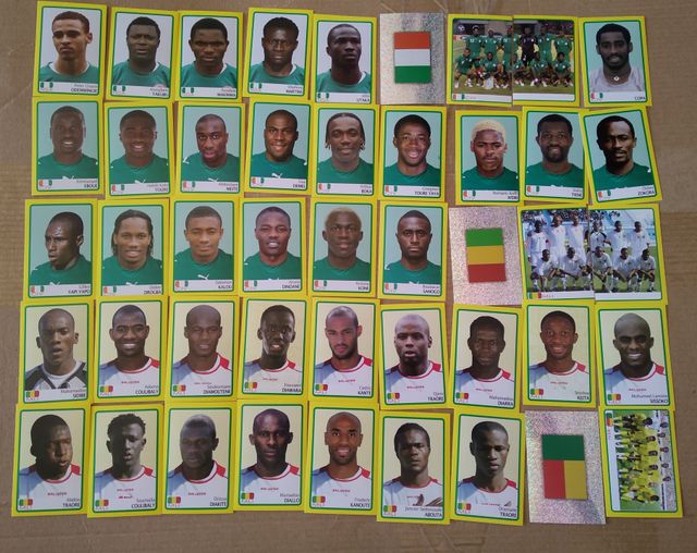 cromos copa africa 2008 panini y mercado invierno