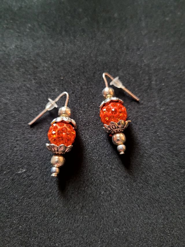Pendientes naranja
