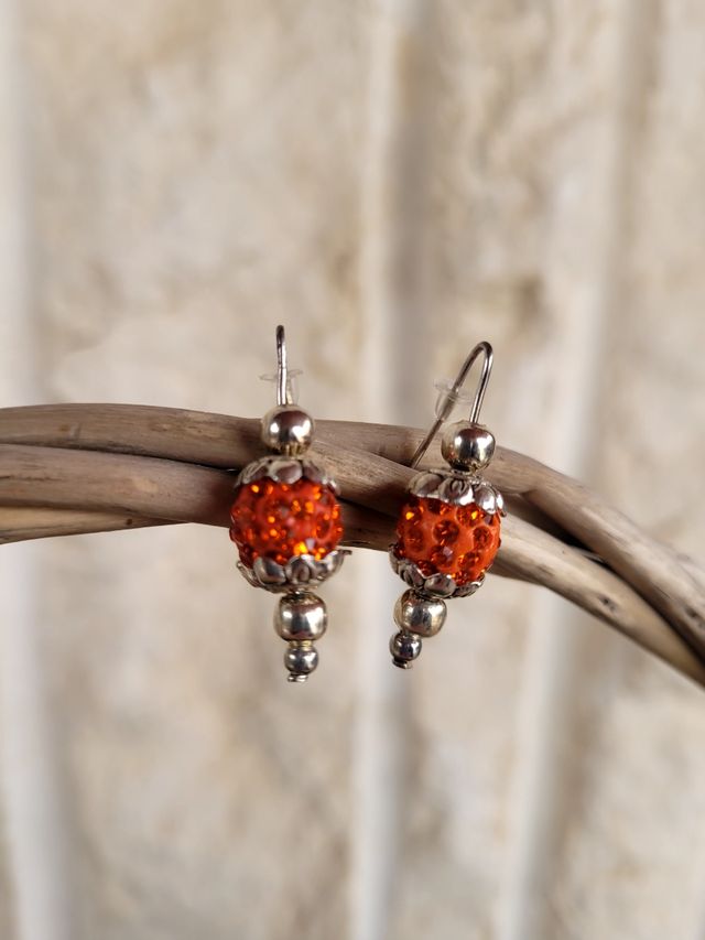 Pendientes naranja