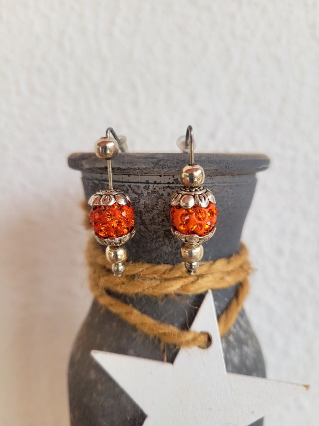 Pendientes naranja