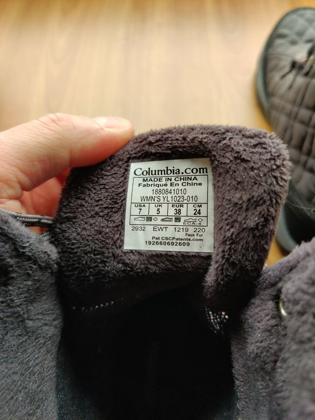 Botas de invierno Columbia 38