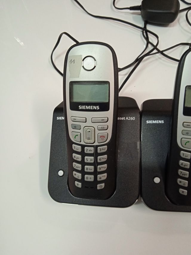 3 teléfonos inhalambricos Siemmens