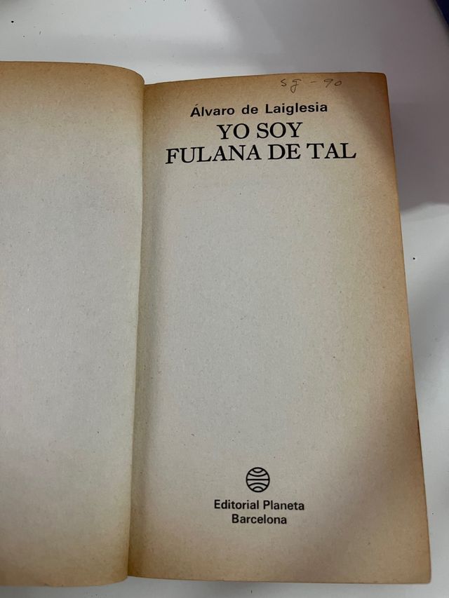 Libro: Yo soy fulana de tal