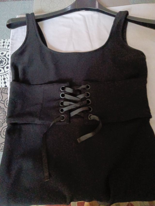 Vestido negro Bershka talla M