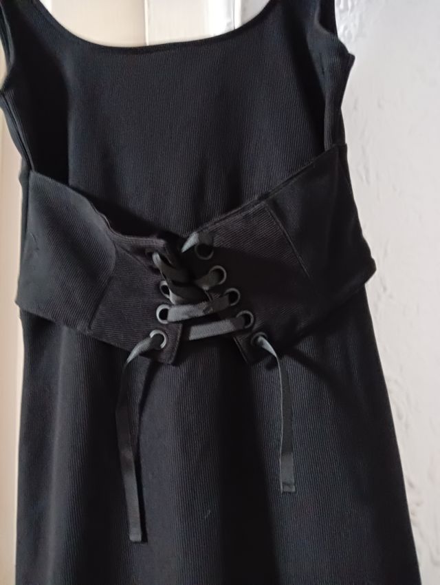 Vestido negro Bershka talla M