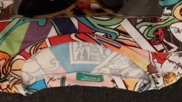 T-Shirt Benetton stampa fumetti