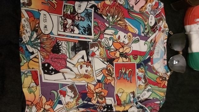 T-Shirt Benetton stampa fumetti