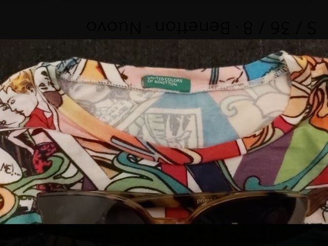 T-Shirt Benetton stampa fumetti