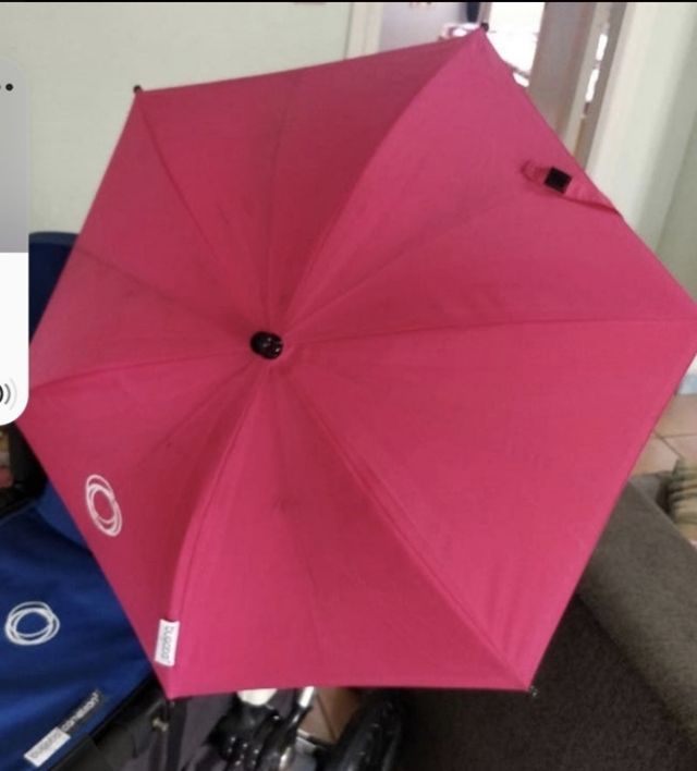 parasol bugabo rojo vino cochecito