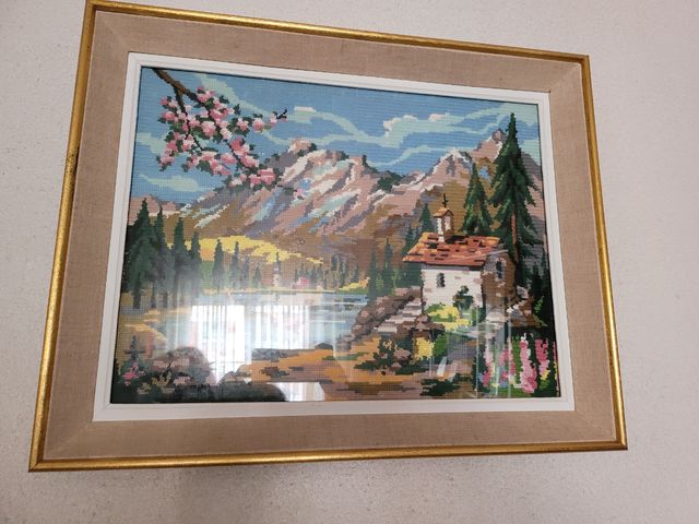 Cuadro de punto de cruz