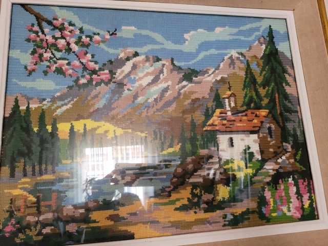 Cuadro de punto de cruz