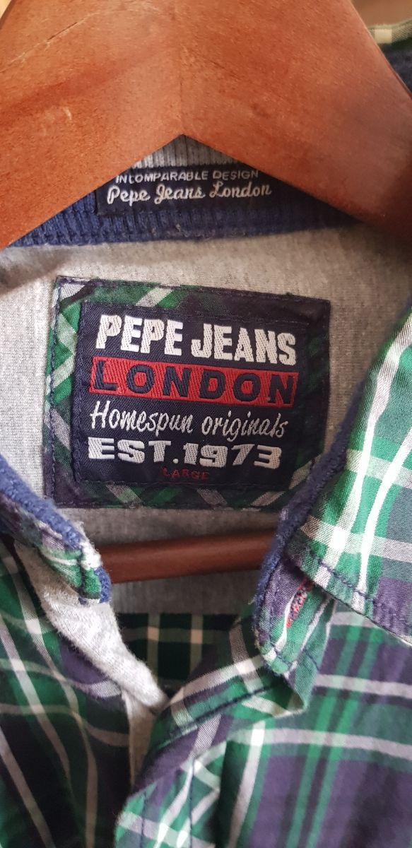 Camisa Pepe Jeans cuadros Talla L