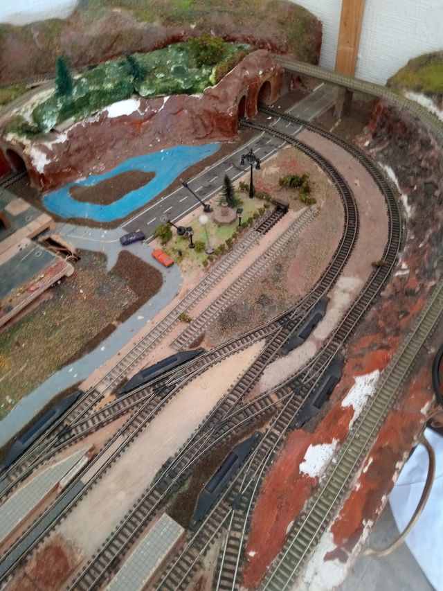 Maqueta de tren. Escala N.