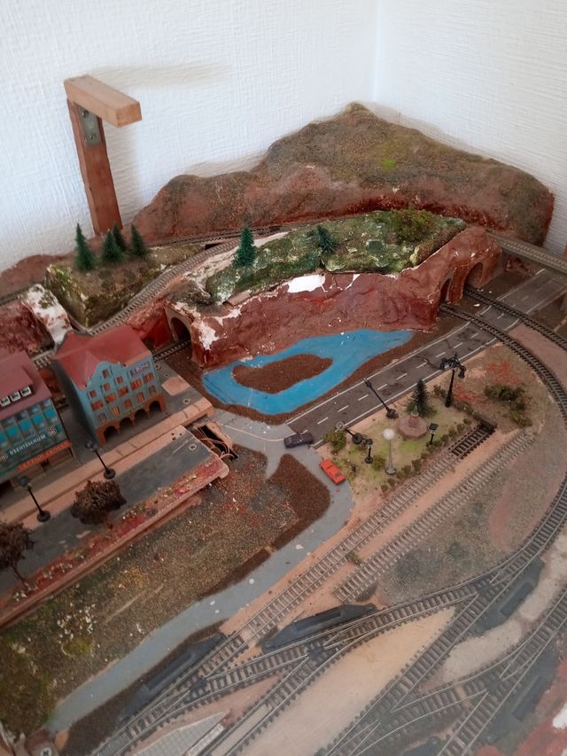 Maqueta de tren. Escala N.