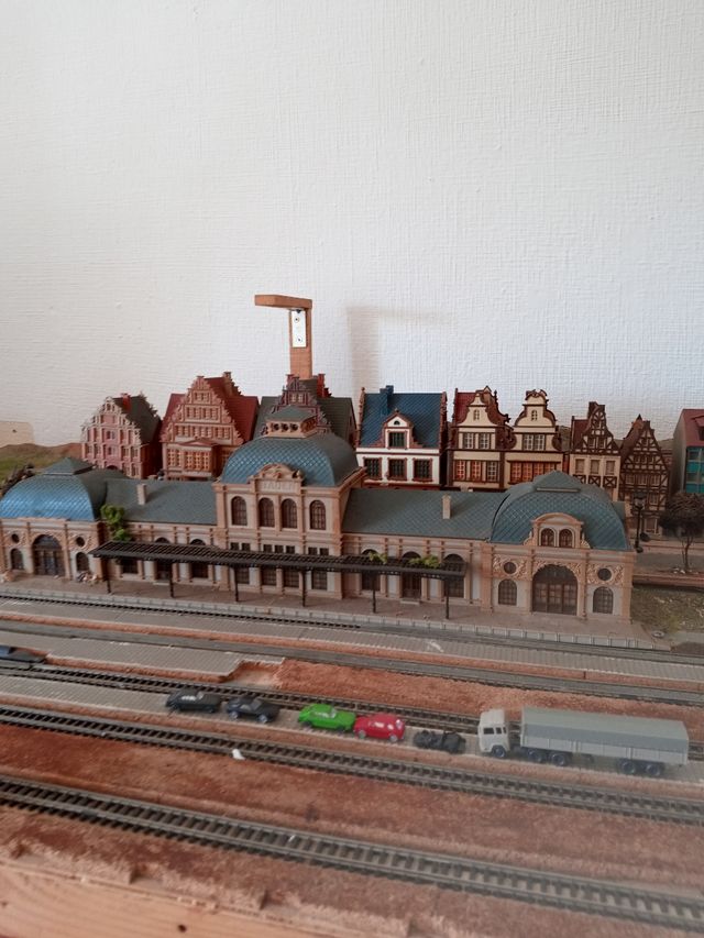 Maqueta de tren. Escala N.