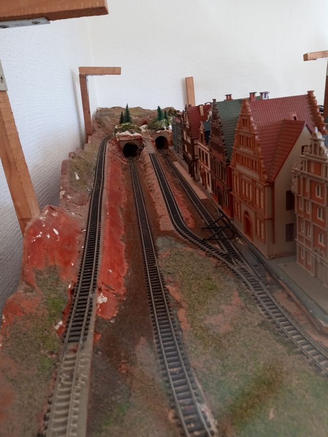 Maqueta de tren. Escala N.