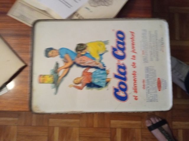 caja antigua colacao años 60