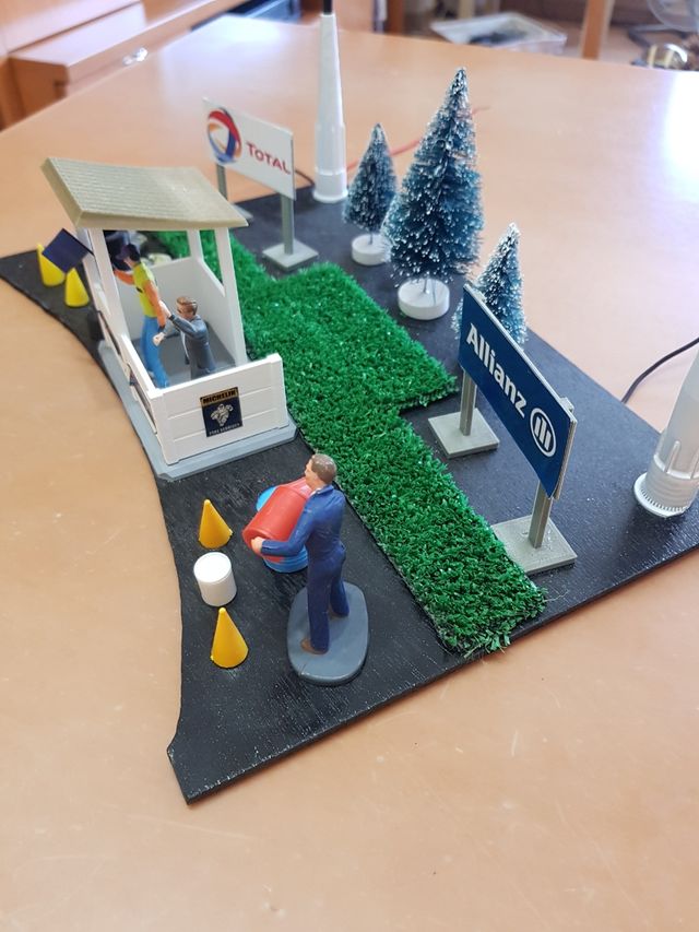 Juez de pista. Scalextric