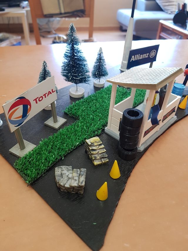 Juez de pista. Scalextric