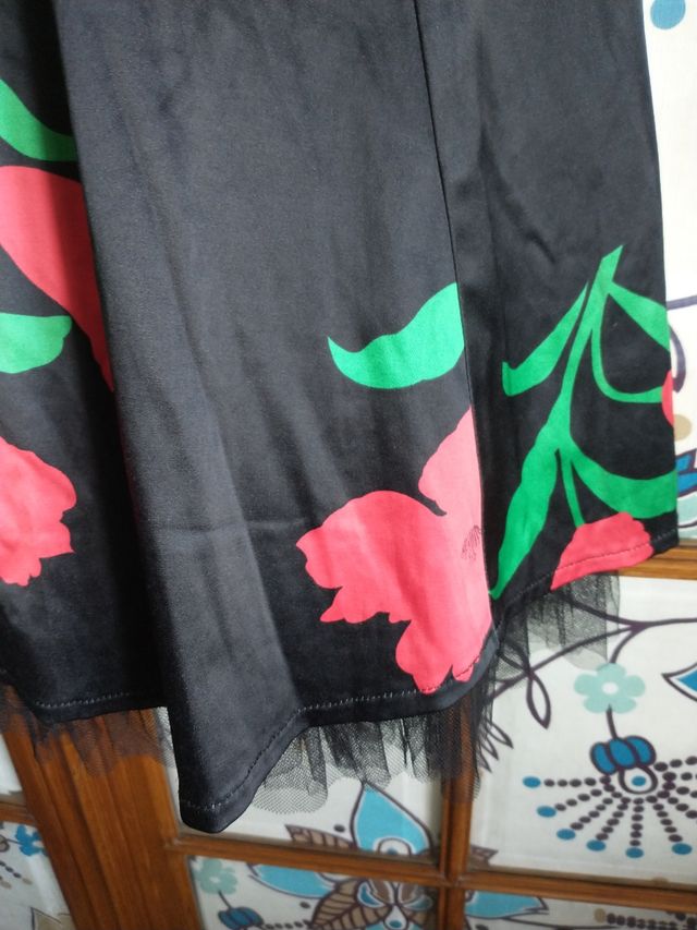 Vestido años 50 Blanco, T. 38, elástico y DIVINO!!