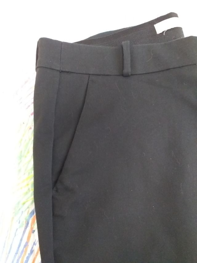 pantalon clasico negro H&M